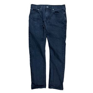 Mens Y2K Levi Strauss 502 Black Denim Essential Jeans Size 32x32